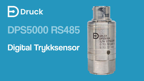 DPS5000 RS485 kombinerer det beste fra UNIK 5000 plattformen med RS485 digital kommunikasjon. Gir trykk og temperatur – måleområder fra 200mbar til 700bar.

